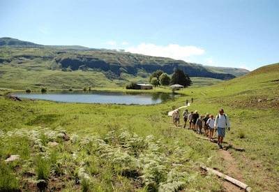 Isandlwana Rorkes Drift Anglo-Zulu War battlefield hike Zululand walking safari South Africa