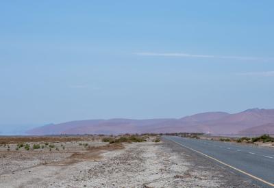 Driving to Sossusvlei Namibia desert landscape road photography Sesriem Namib Desert