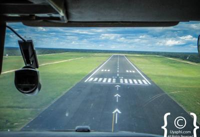 Botswana aerial photography light aircraft vast landscape Okavango Kalahari Chobe