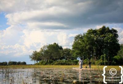 Botswana summer thunderstorm dramatic sky scenery photography Kalahari Okavango