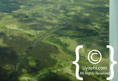 Aerial Photographs Over Botswana