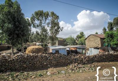 Axum Ethiopia sunrise golden light ancient town atmosphere Northern Ethiopia photography