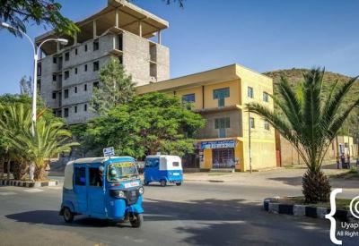 Town of Axum Ethiopia 80-minute flight Addis Ababa Northern Historical Route photography