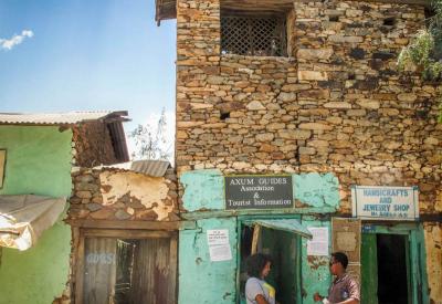 Axum Ethiopia local market vendors goods Northern Historical Route photography Uyaphi