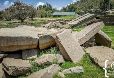 Axum Stelae Field Ethiopia 7 hand-carved monolithic stelae 1700 years old Northern Ethiopia
