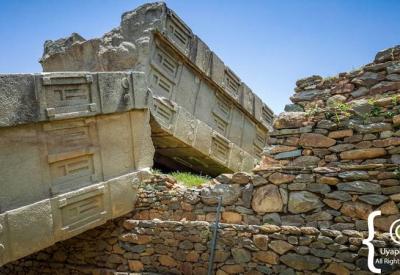 Axum Stelae Ethiopia carved monolith detailed false window door ancient Aksumite art
