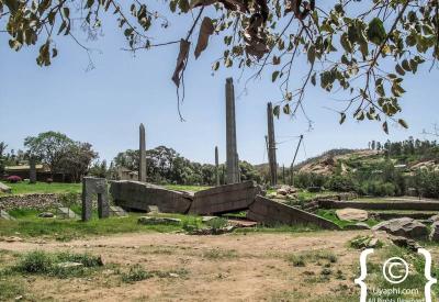 Axum Stelae Ethiopia visitors scale sense awe 21 metre tall monolith photography