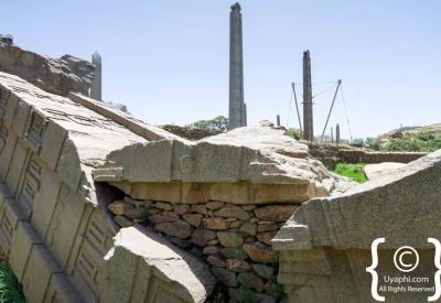 Axum Stelae Ethiopia 500-ton fallen stela broken ground magnificent ancient photography