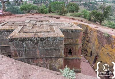 Bet Giyorgis Church Lalibela Ethiopia interior Ethiopian Orthodox sacred site photography
