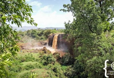 Blue Nile Falls Ethiopia boat crossing Blue Nile River village walk Bahir Dar