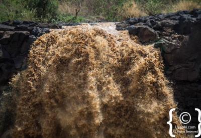 Blue Nile Falls Ethiopia surrounding landscape tropical vegetation Bahir Dar photography