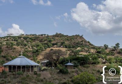 Ethiopian dramatic sky cloud highland plateau Northern Historical Route scenery photography