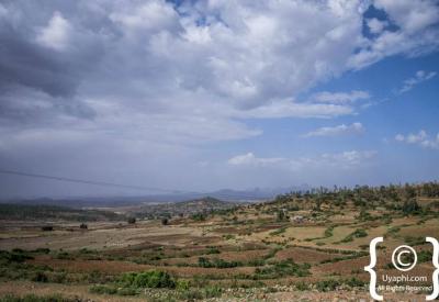 Lalibela Ethiopia dramatic red rock highland landscape Northern Historical Route scenery