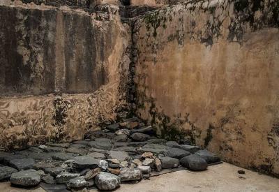 Fasilides Bath Gondar Ethiopia reflection still water palace architecture photography Uyaphi