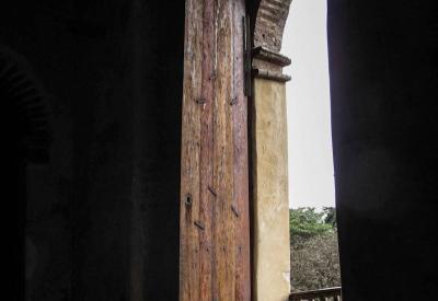 Fasil Ghebbi Gondar Ethiopia castle walls thick fortifications defensive architecture photography