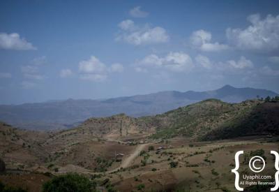 Lalibela Ethiopia sunrise highland mist valley views Northern Historical Route photography