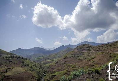 Lalibela Ethiopia highland scenery dramatic ridges valleys Northern Historical Route photography