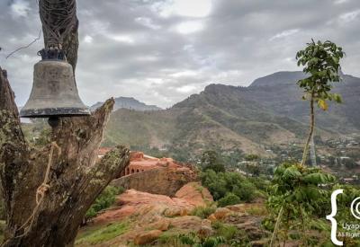 Lalibela Ethiopia traditional thatched tukul houses highland village photography