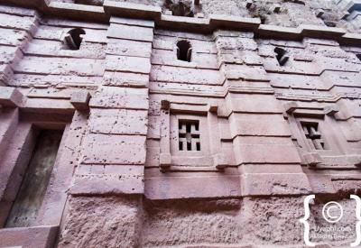 Lalibela Northern Cluster interior Ethiopian Orthodox priest sacred site Lalibela photography