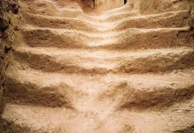 Lalibela Northern Cluster Biete Medhani Alem columns exterior imposing scale Ethiopia photography