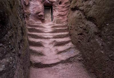 Lalibela Northern Cluster Biete Mariam House Mary oldest most decorated Lalibela church Ethiopia