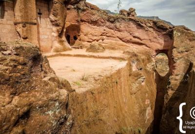 Lalibela Northern Cluster Biete Mariam House Mary oldest most decorated Lalibela church Ethiopia