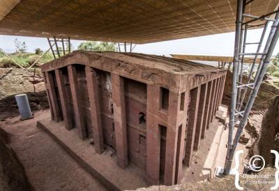 Lalibela Southern Cluster Biete Gabriel Raphael House Gabriel Raphael tunnel access Ethiopia
