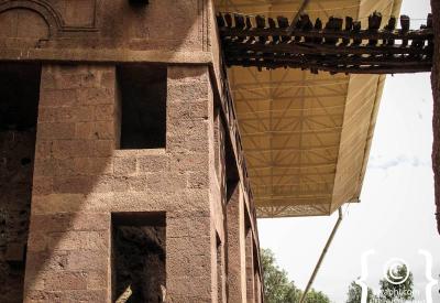 Lalibela Southern Cluster Biete Amanuel House Emmanuel carved solid granite Lalibela Ethiopia