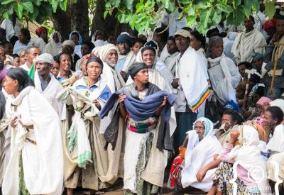 Ethiopian Orthodox monk stone monastery Lake Tana people photography Uyaphi