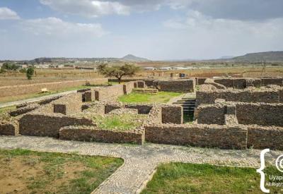 Queen of Sheba Palace Dungur ruins Axum Ethiopia 400-600 AD Aksumite prosperity photography