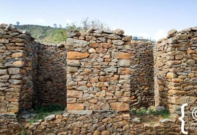 Dungur ruins Axum Ethiopia intricate stone masonry Aksumite craftsmanship photography