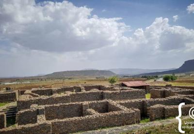 Queen of Sheba Palace Axum Ethiopia ancient stone ruins Solomonic Dynasty legend photography