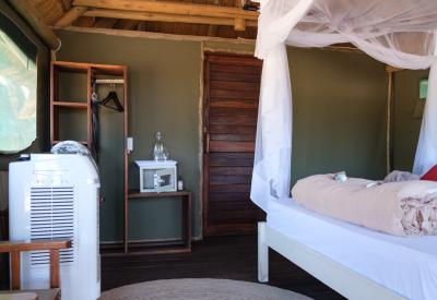 Omarunga Lodge 500 metres Epupa Falls Kunene River Kaokoland Namibia view