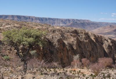 BullsPort Rock Arch panoramic views Namib Naukluft National Park Namibia photography