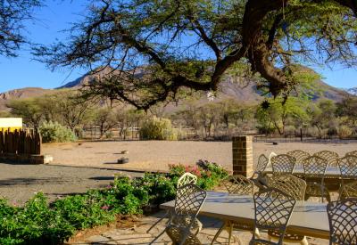 Naukluft Mountains scenery Büllsport Guestfarm Namibia Sossusvlei budget stay