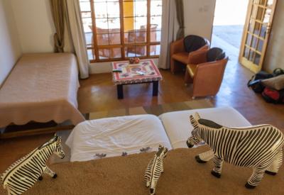Büllsport Guestfarm en-suite bathroom guest room Naukluft Namibia budget farm-stay