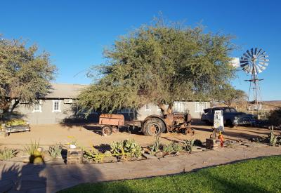 Canyon Roadhouse busy stopover Fish River Canyon Namibia recommended budget accommodation