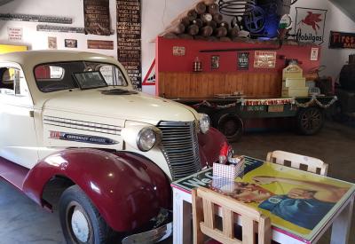 Canyon Roadhouse bar restaurant vintage vehicle memorabilia Fish River Canyon Namibia