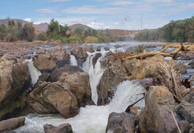 Ovahimba Himba people Epupa Falls Kunene River Kaokoveld Namibia cultural photography