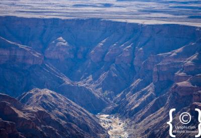 Fish River Canyon panorama first viewpoint 160km long Namibia largest canyon Africa