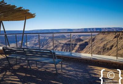 Fish River Canyon rocky walls layered geology Namibia largest canyon Africa photography