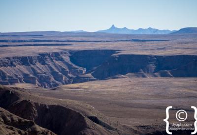 Fish River Canyon panorama first viewpoint 160km long Namibia largest canyon Africa