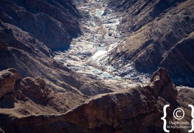 Fish River Canyon 550 metres deep sheer drop Namibia second largest canyon world