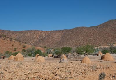 Ovahimba Himba village cultural tour Omarunga Lodge Kunene River Kaokoland Namibia