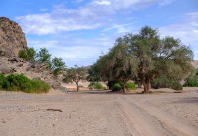 Hoanib River Valley vast sky isolation Kaokoland remote northern Namibia photography