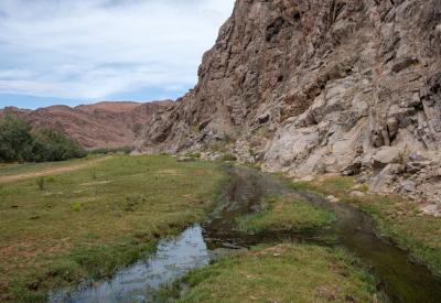 Hoarusib River Valley mountain ranges above Kaokoland Skeleton Coast Namibia photography
