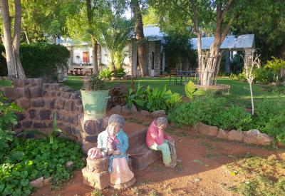 Kalahari Farmhouse spacious clean guest room comfortable beds Kalahari Desert Namibia