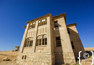 Kolmanskop ghost town sand-filled rooms diamond mining Namibia Luderitz