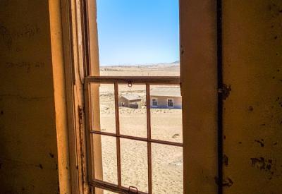 Kolmanskop hospital theatre first x-ray southern hemisphere Namibia ghost town