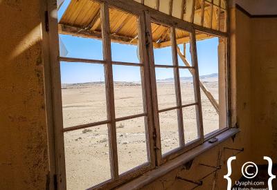 Kolmanskop ballroom bowling alley abandoned diamond mining town Namibia Luderitz